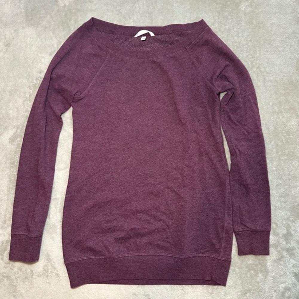 Victorias Secret Sweatshirt Women Sz‎ XS Purple Crewneck Y2K Lounge Athleisure
